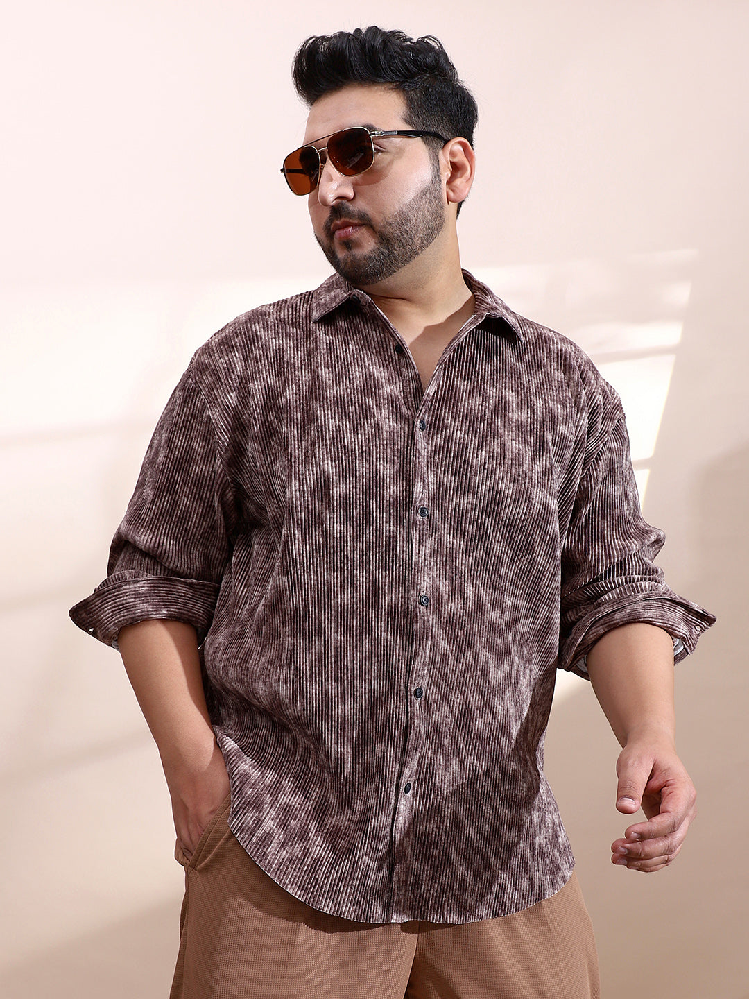 Faded Corduroy Relaxed Shirt