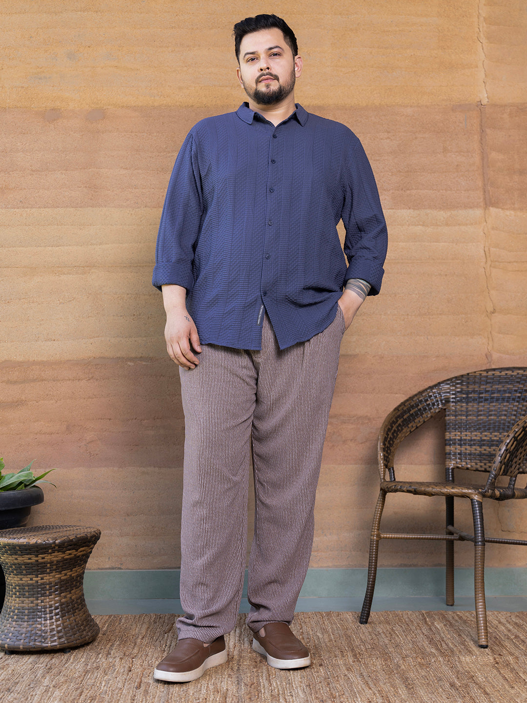 Parallel-Check Tactile Shirt