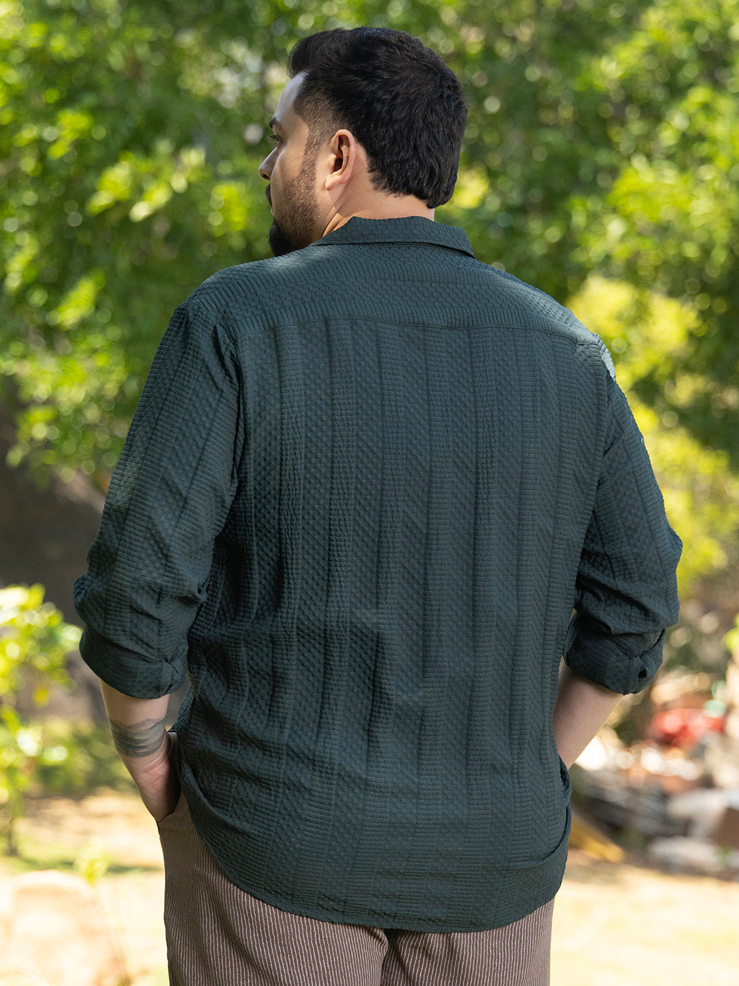 Parallel-Check Tactile Shirt