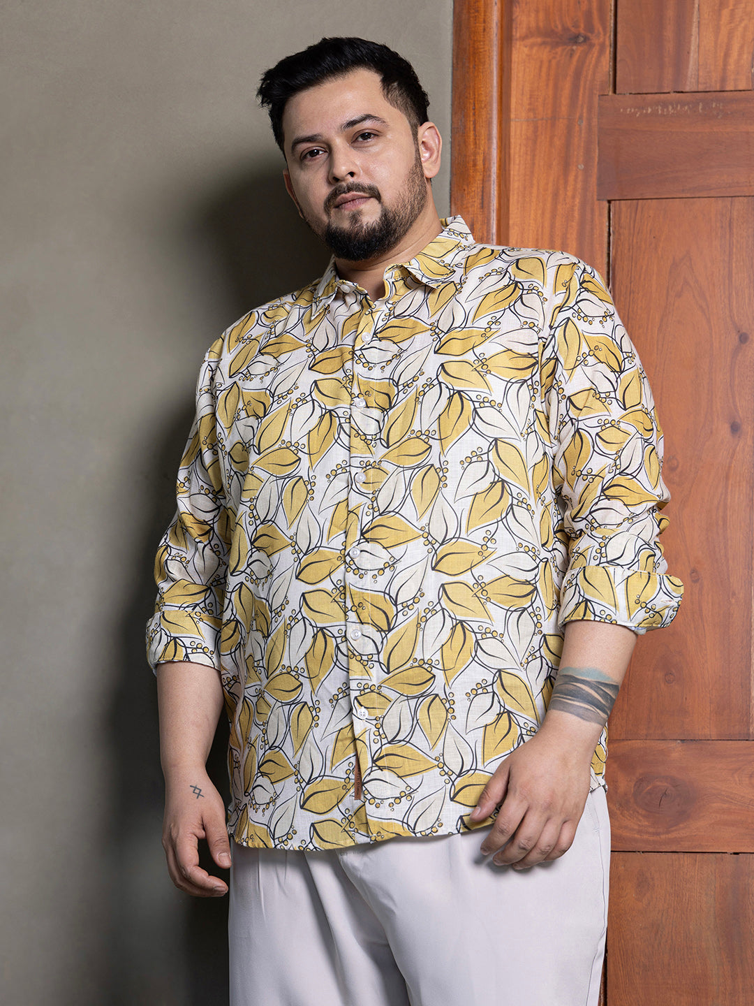 Leaflet Imprint Shirt