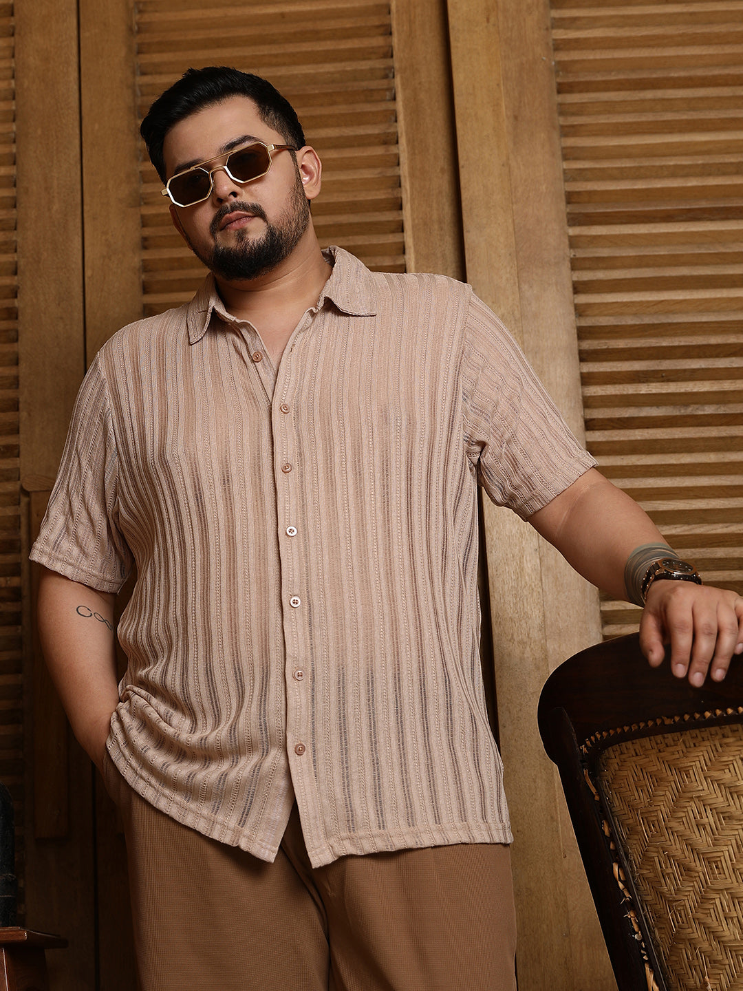 Ridge Knit Shirt
