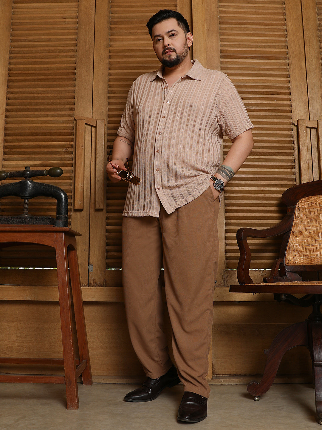Ridge Knit Shirt