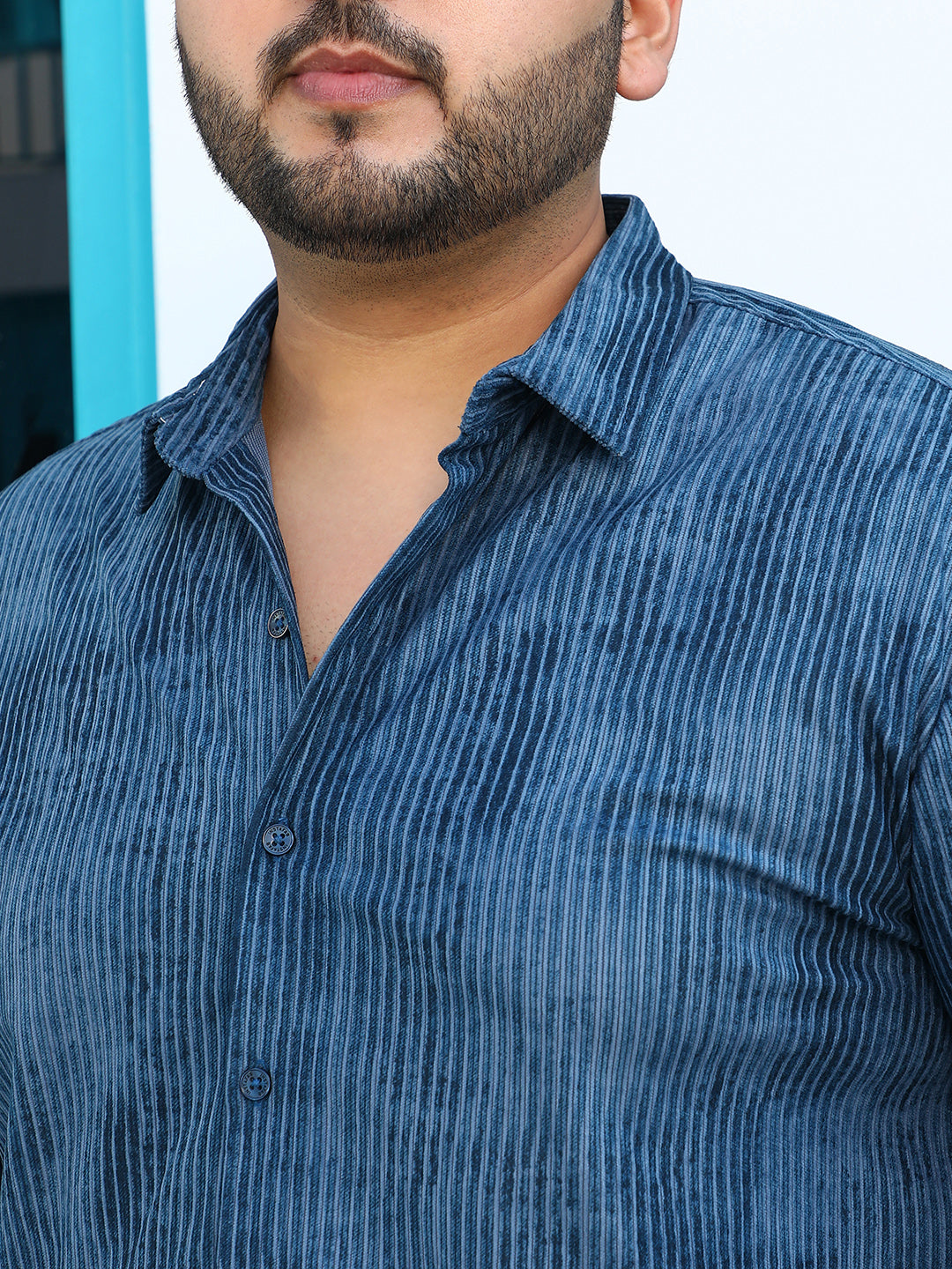 Ribbed-Corduroy Shirt