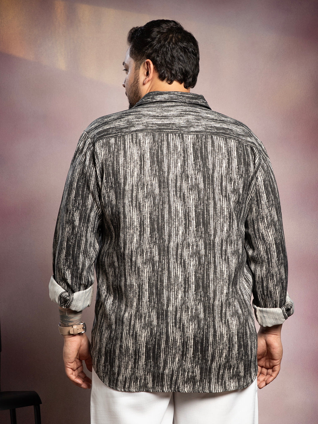 Distortion-Weave Shirt