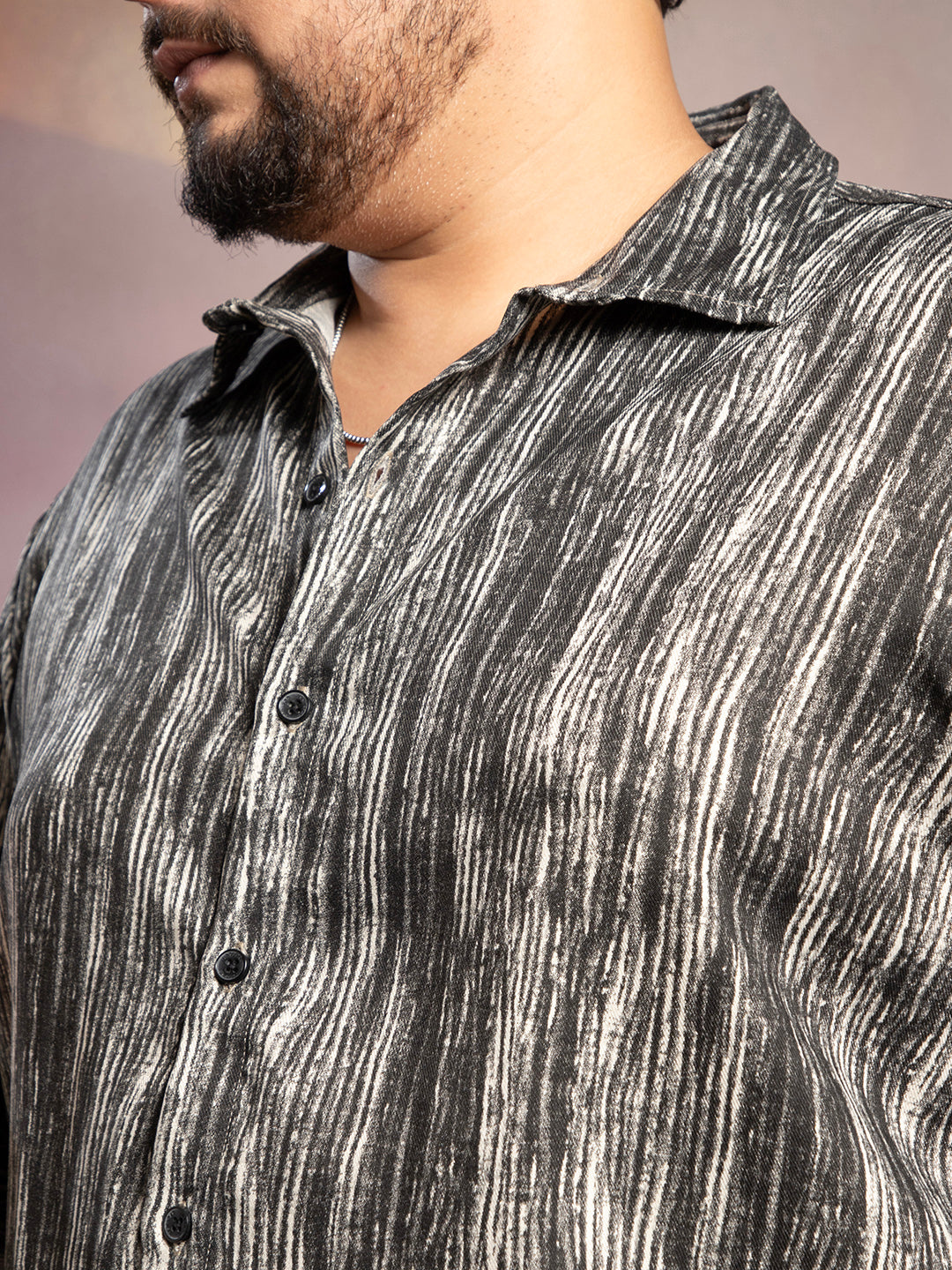 Distortion-Weave Shirt