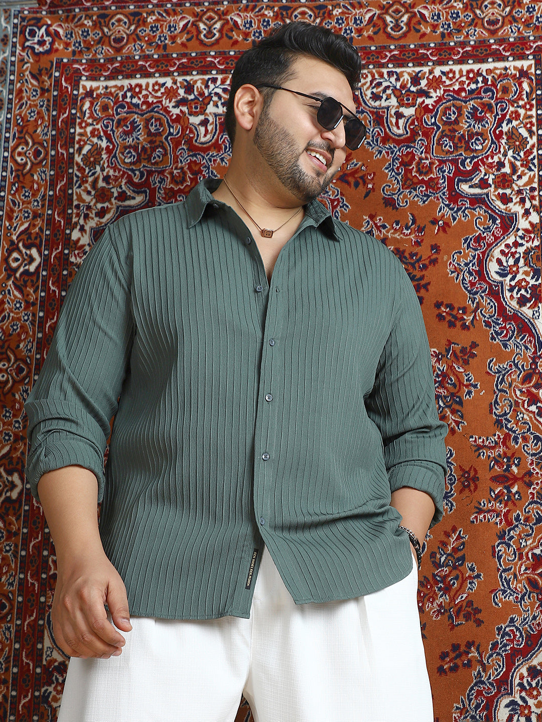Pinstripe-Tactile Shirt