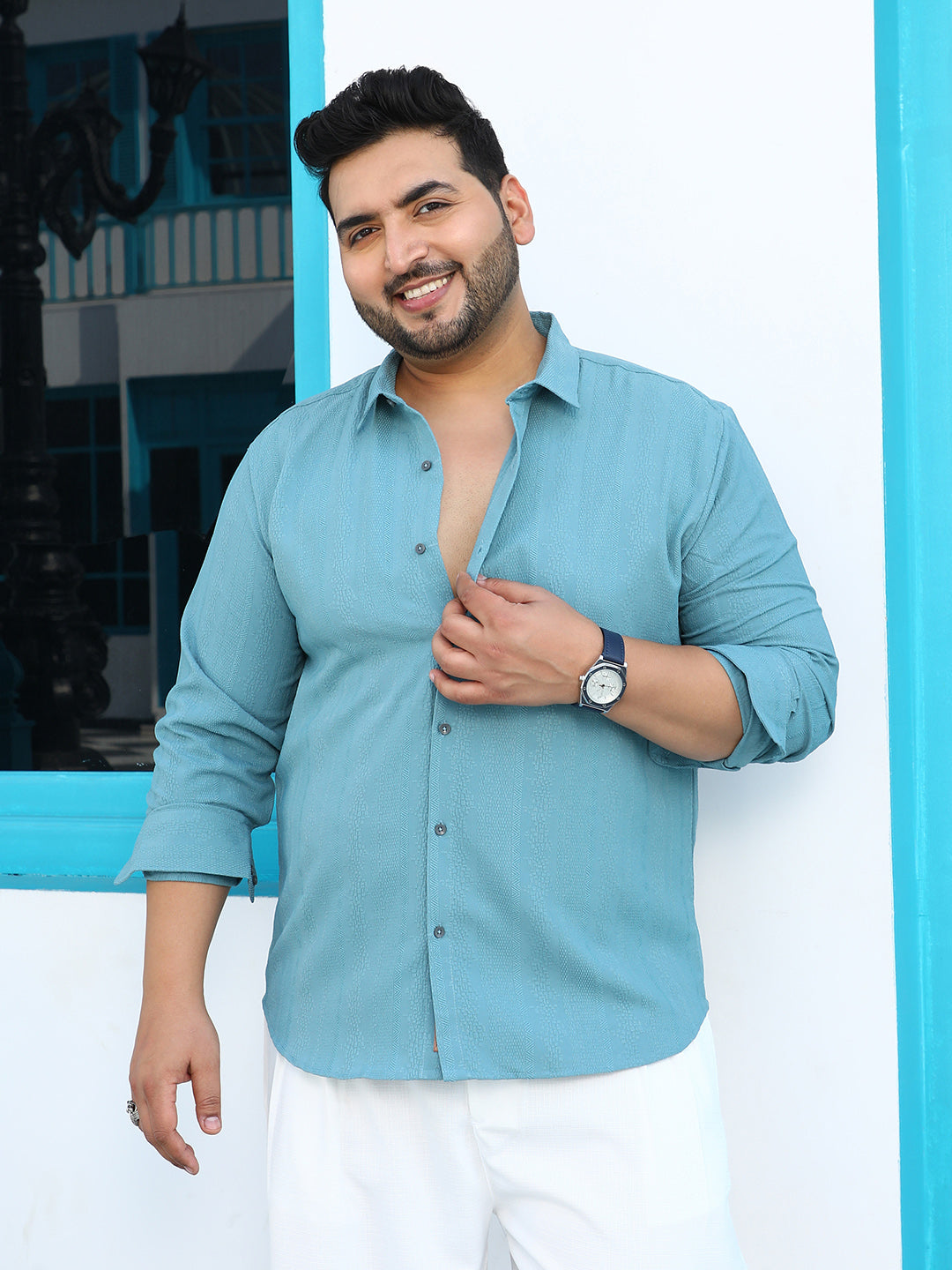 Freeform-Textured Shirt