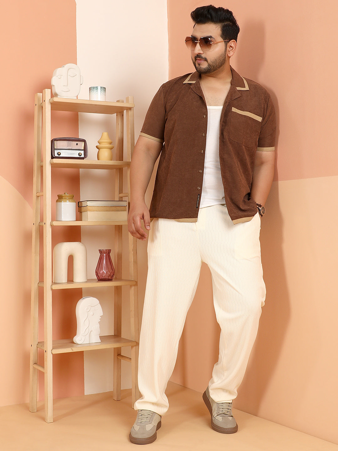 Contrast-Cuban Shirt