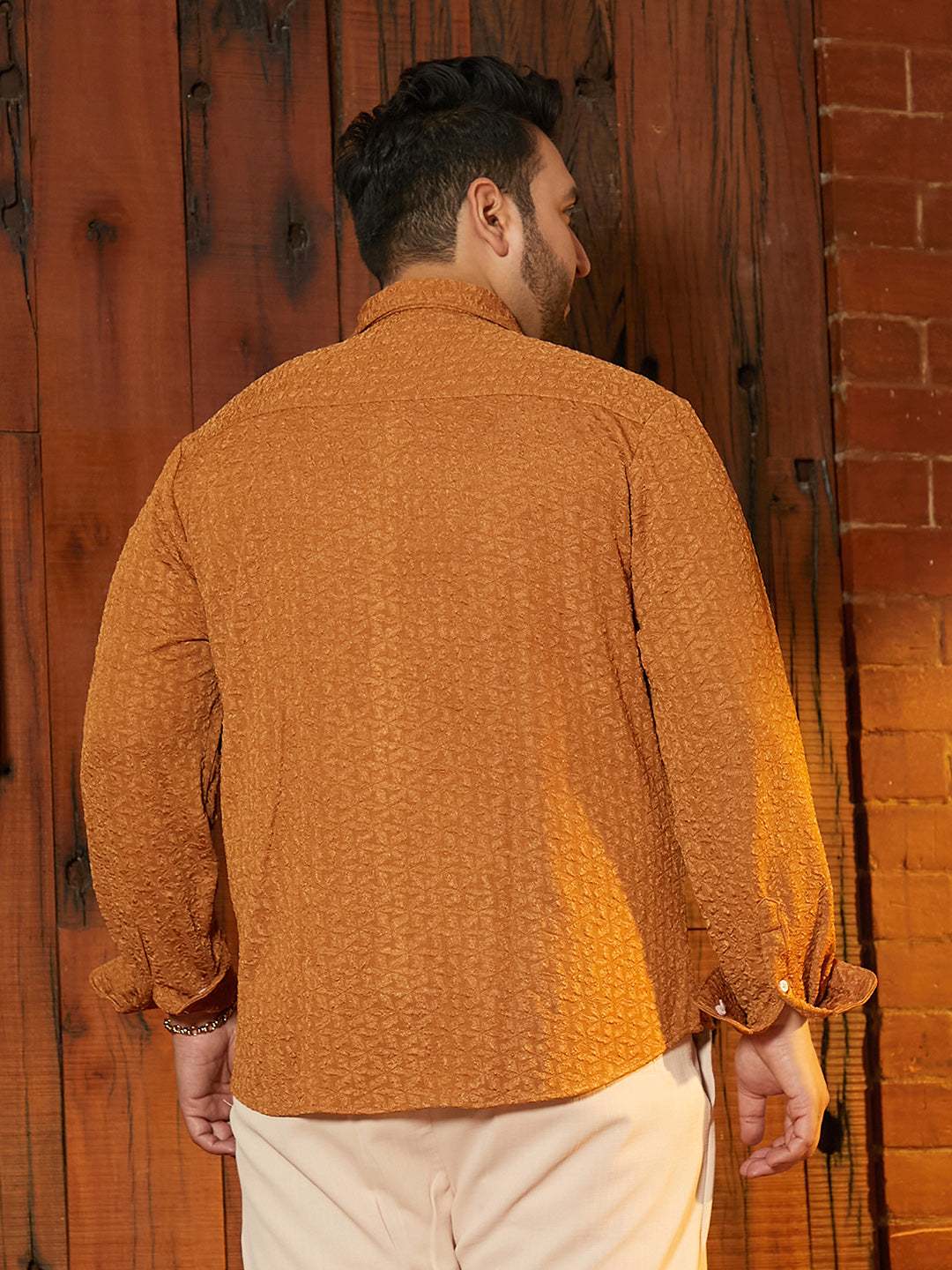 Bloom-Textured Shirt