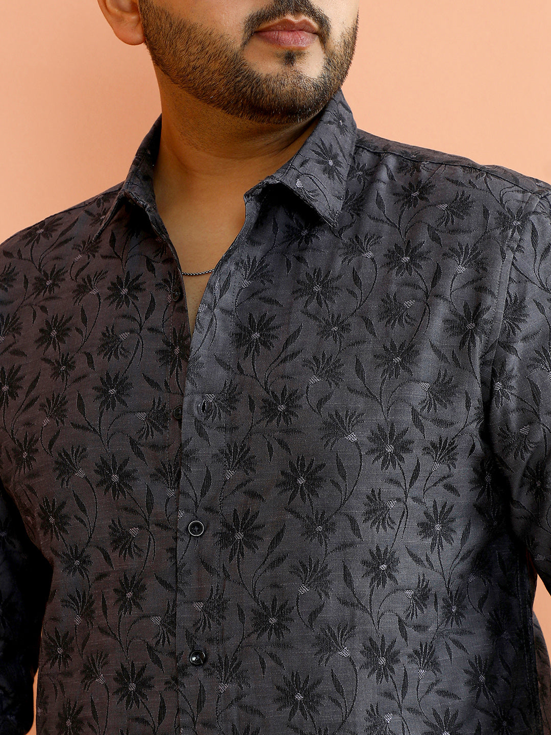 Floret-Jacquard Shirt
