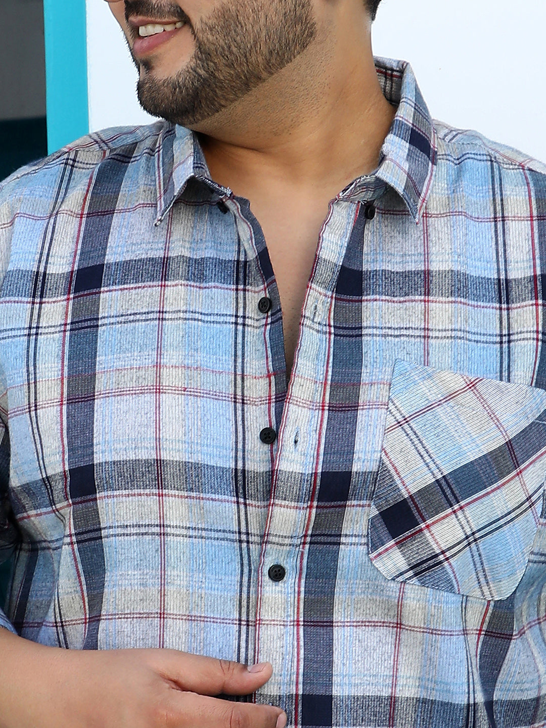 Tartan-Utility Shirt