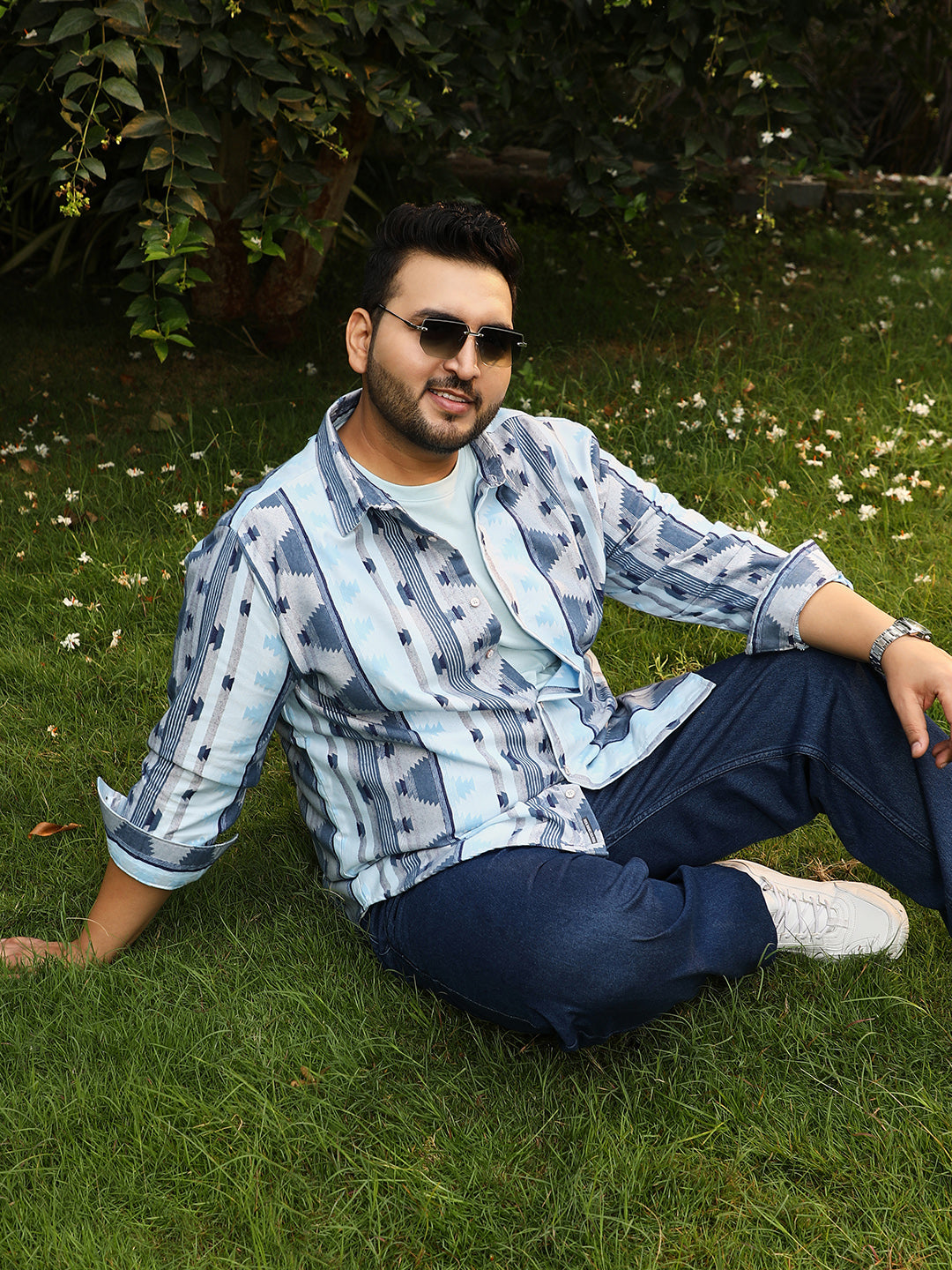 Geometric-Alaska Jacquard Shirt