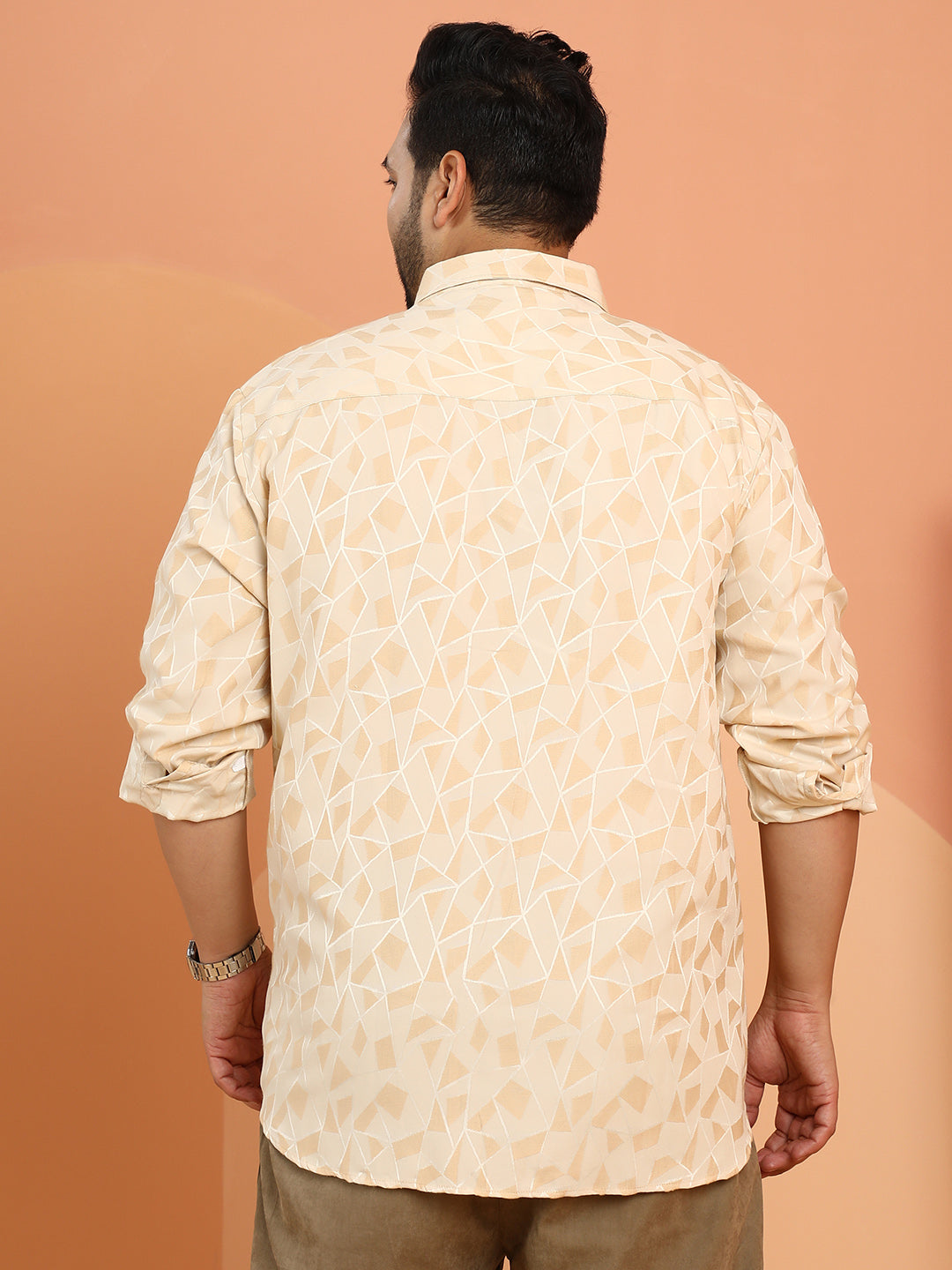 Block Geometric-Veined Shirt