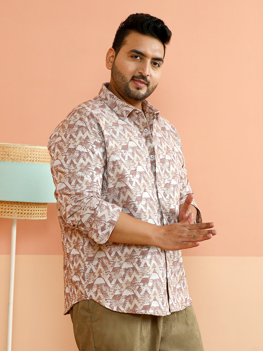 Abstract-Fade Woven Shirt