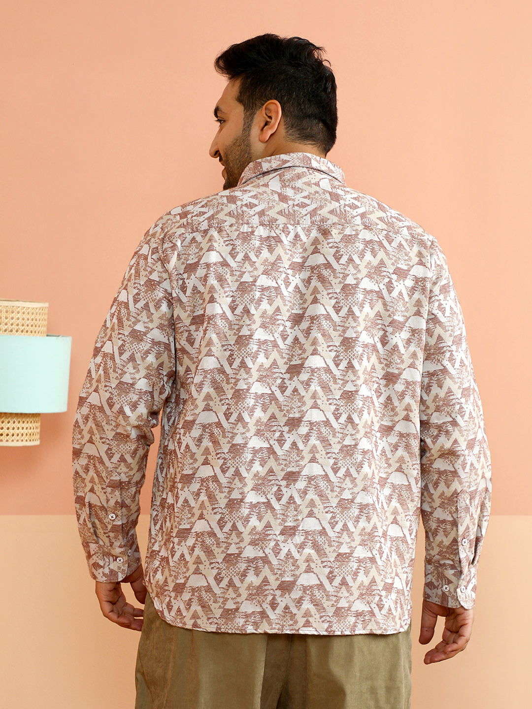Abstract-Fade Woven Shirt
