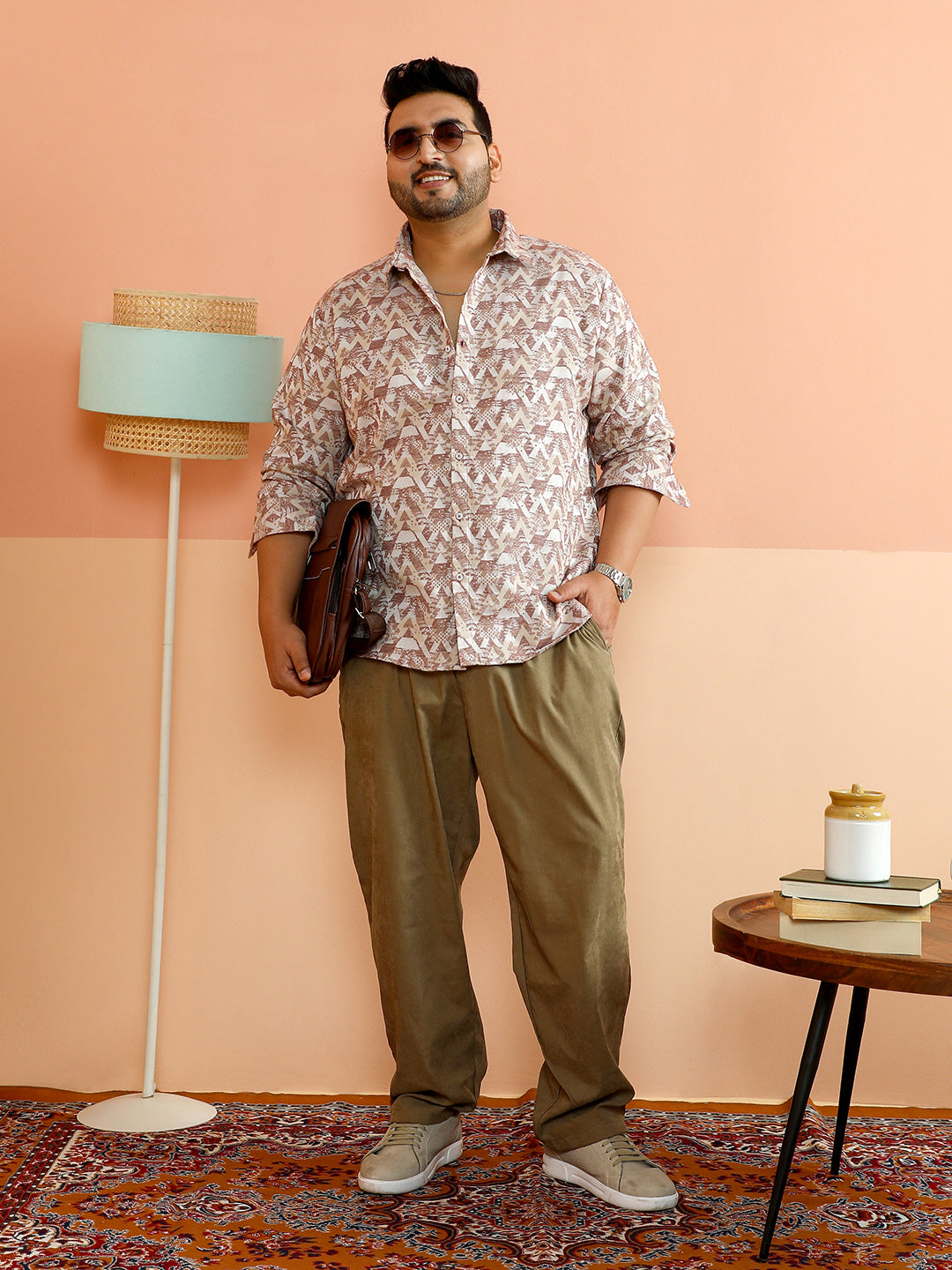 Abstract-Fade Woven Shirt