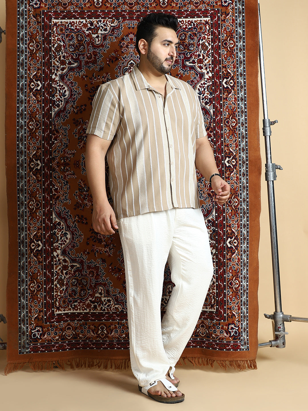 Tactile-Lined Cuban Shirt