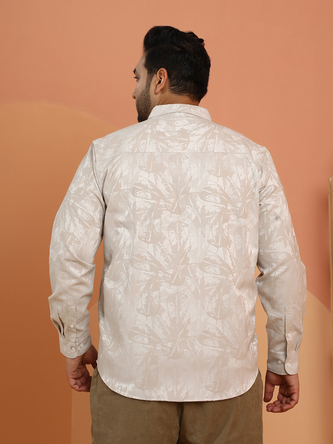 Foliage-Jacquard Shirt