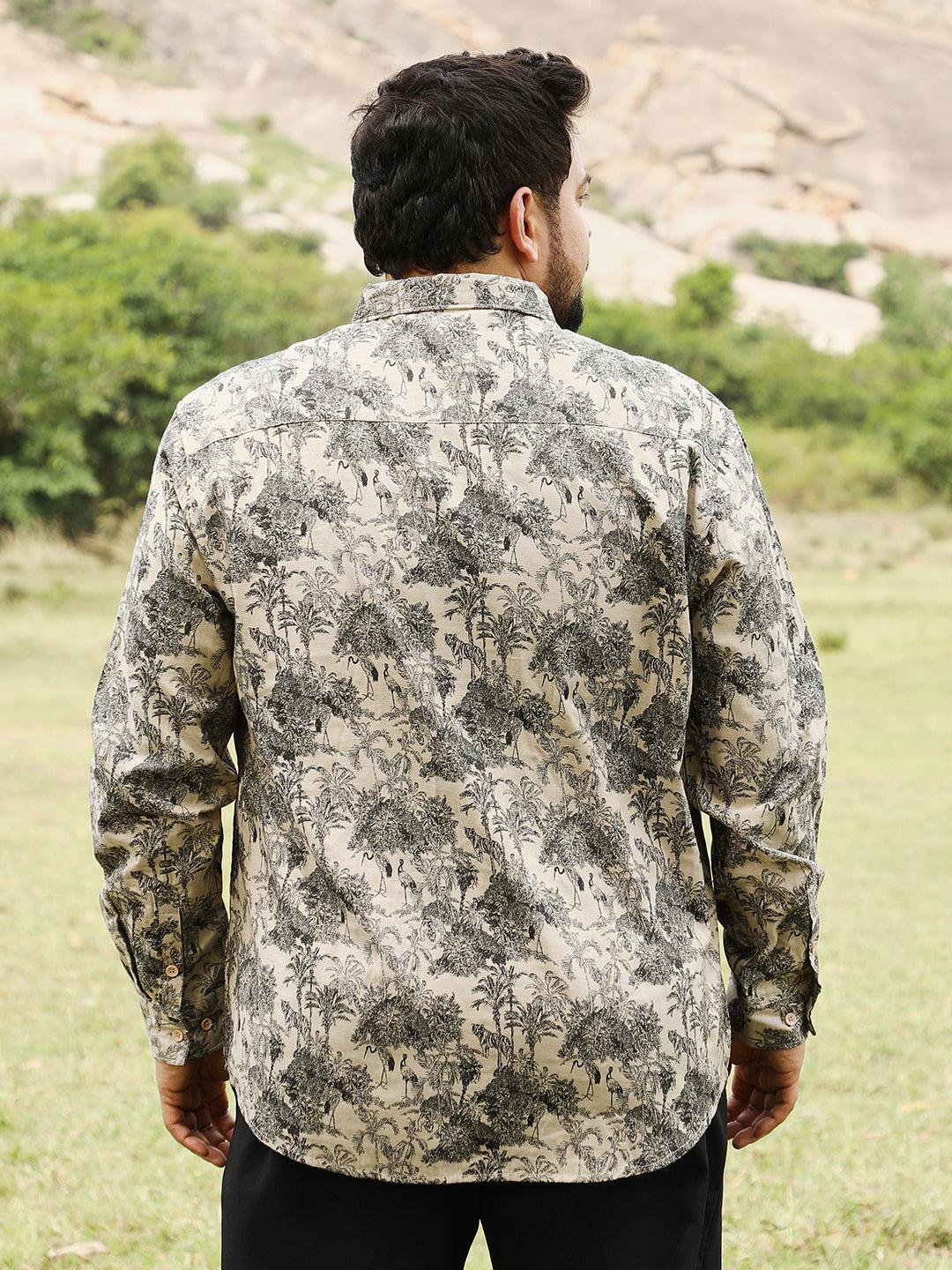 Safari-Forest Jacquard Shirt