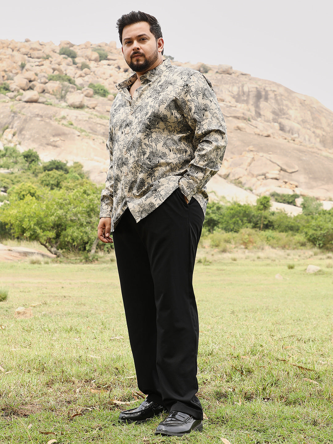 Safari-Forest Jacquard Shirt