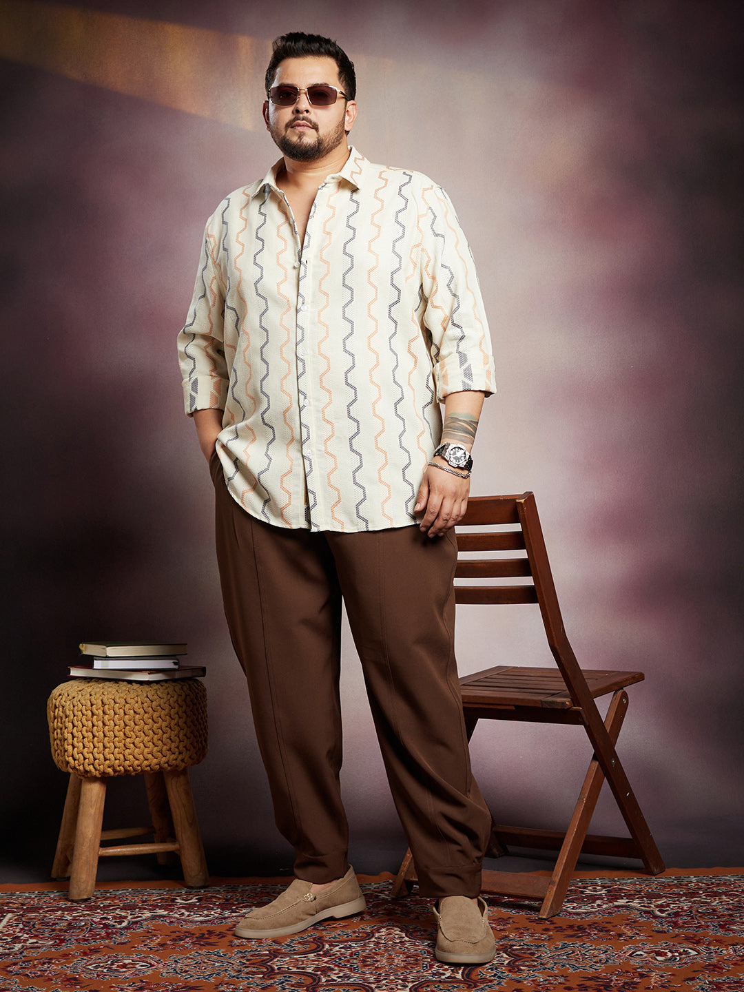 Zigzag-Weave Shirt