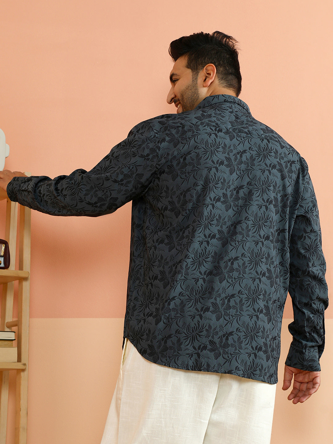 Botanical-Jacquard Shirt