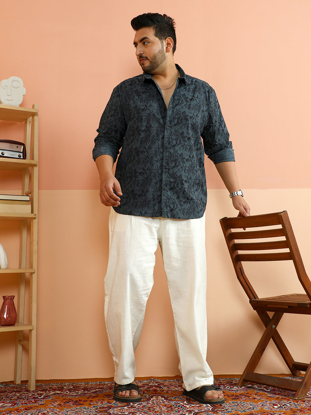 Botanical-Jacquard Shirt