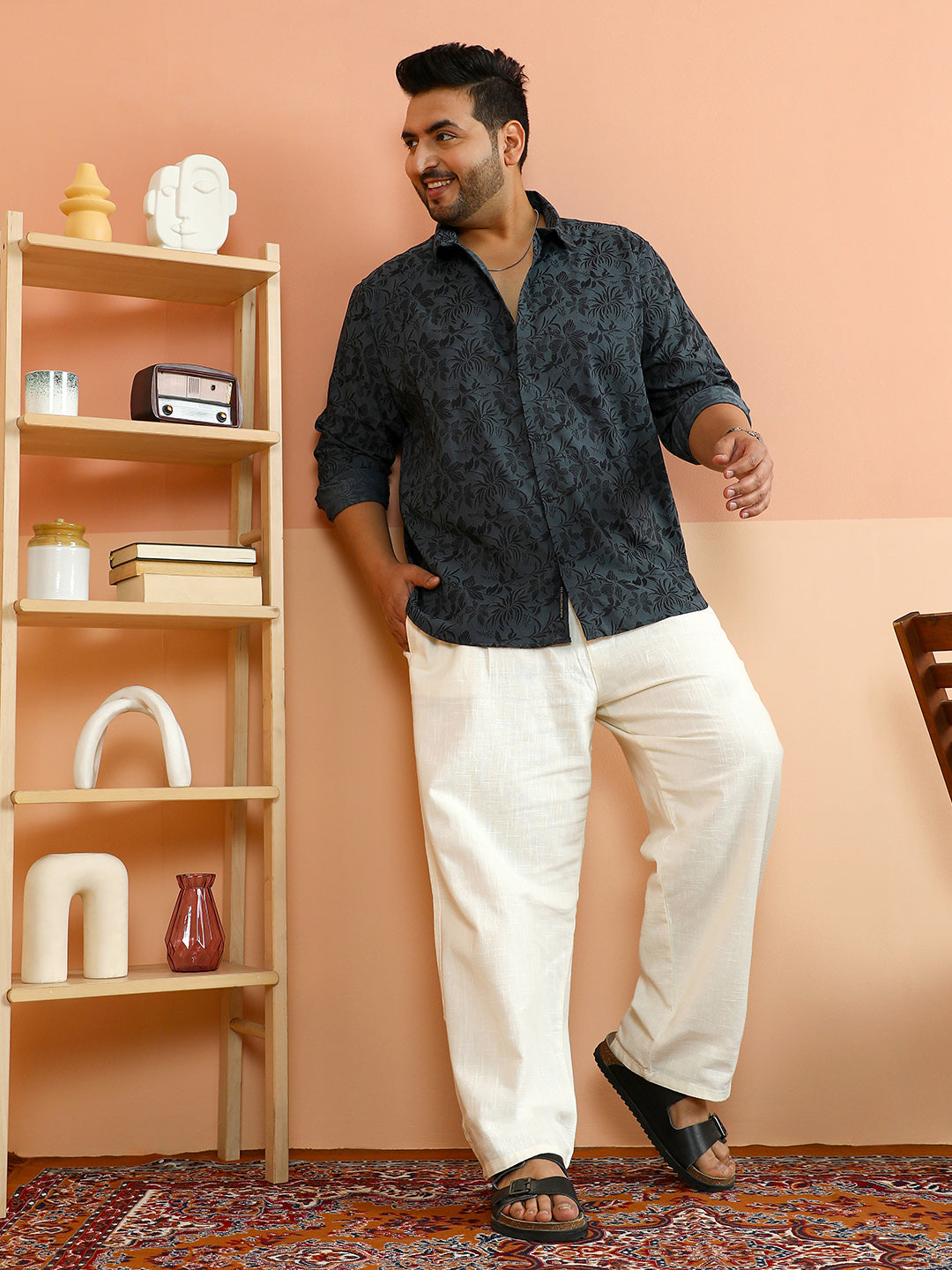 Botanical-Jacquard Shirt