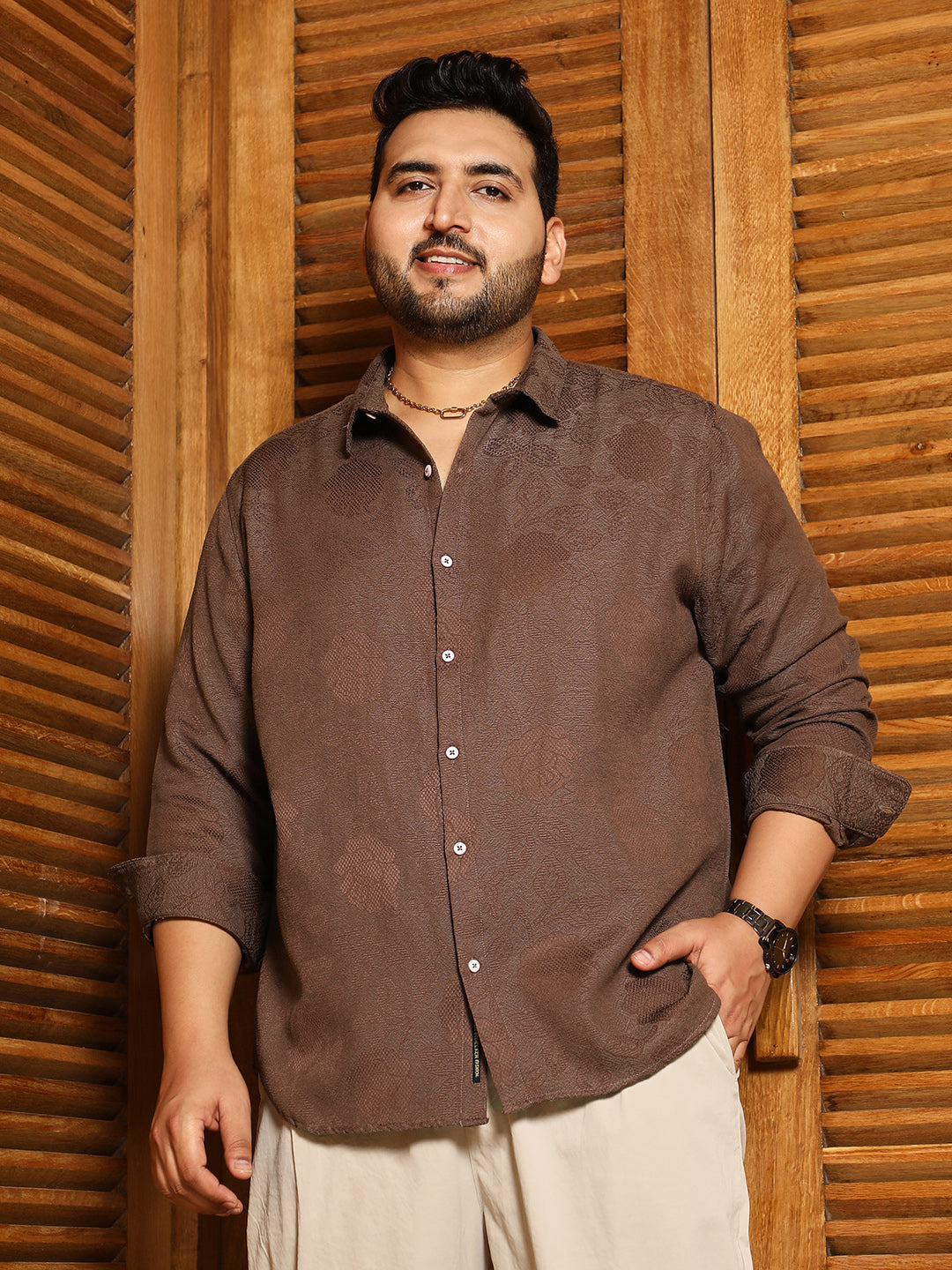 Rosa-Jacquard Shirt