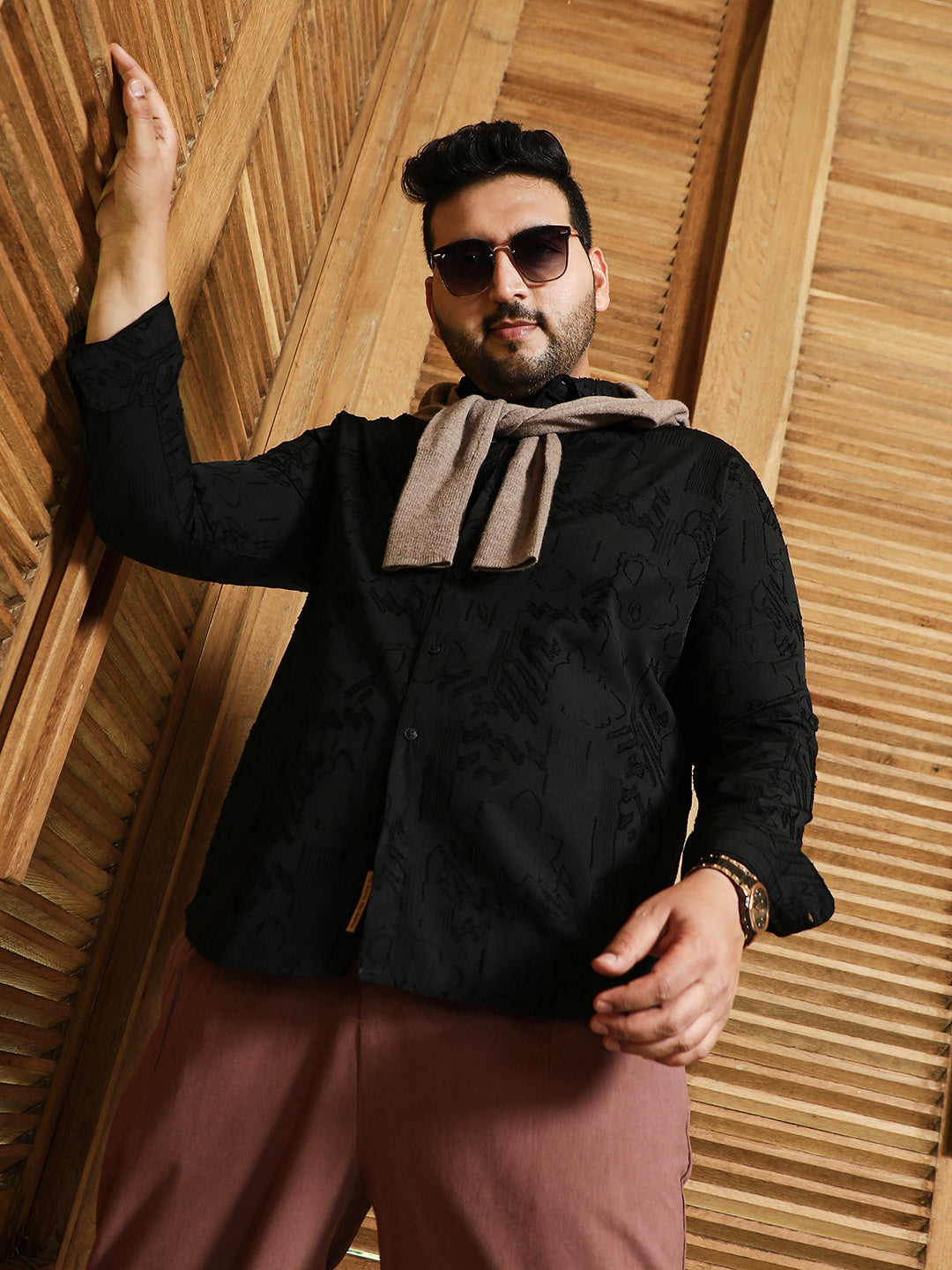Aztec-Weave Shirt
