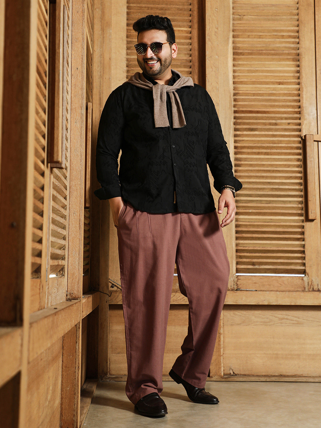 Aztec-Weave Shirt