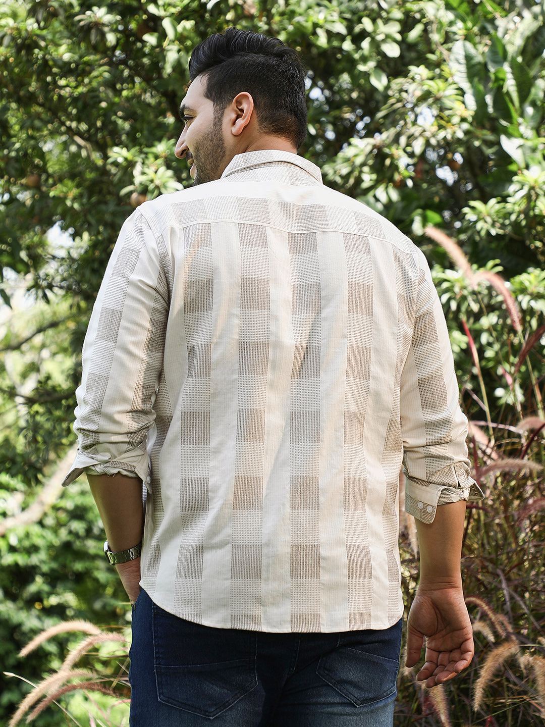 Woven Buffalo-Check Shirt