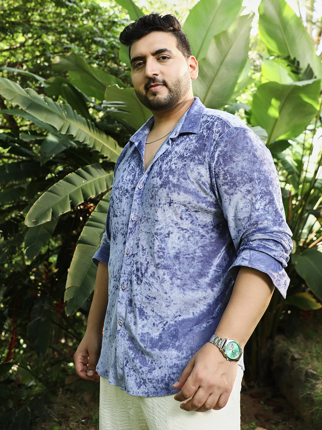 Solid Velvet Shirt