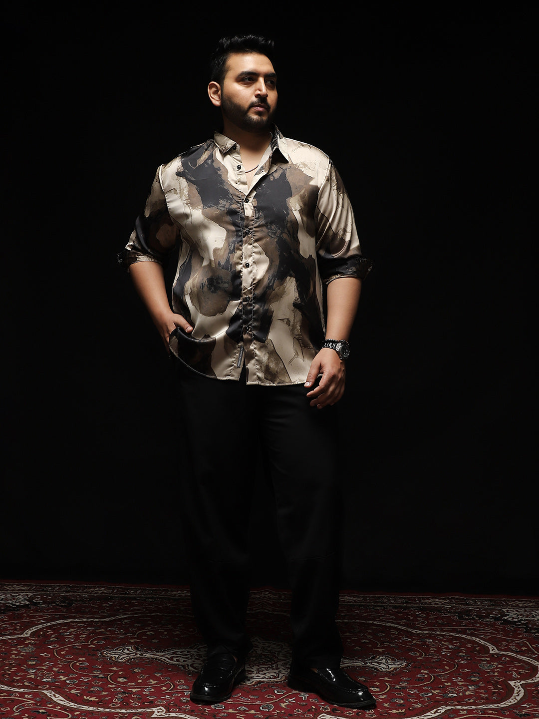 Abstract-Smear Imprint Shirt