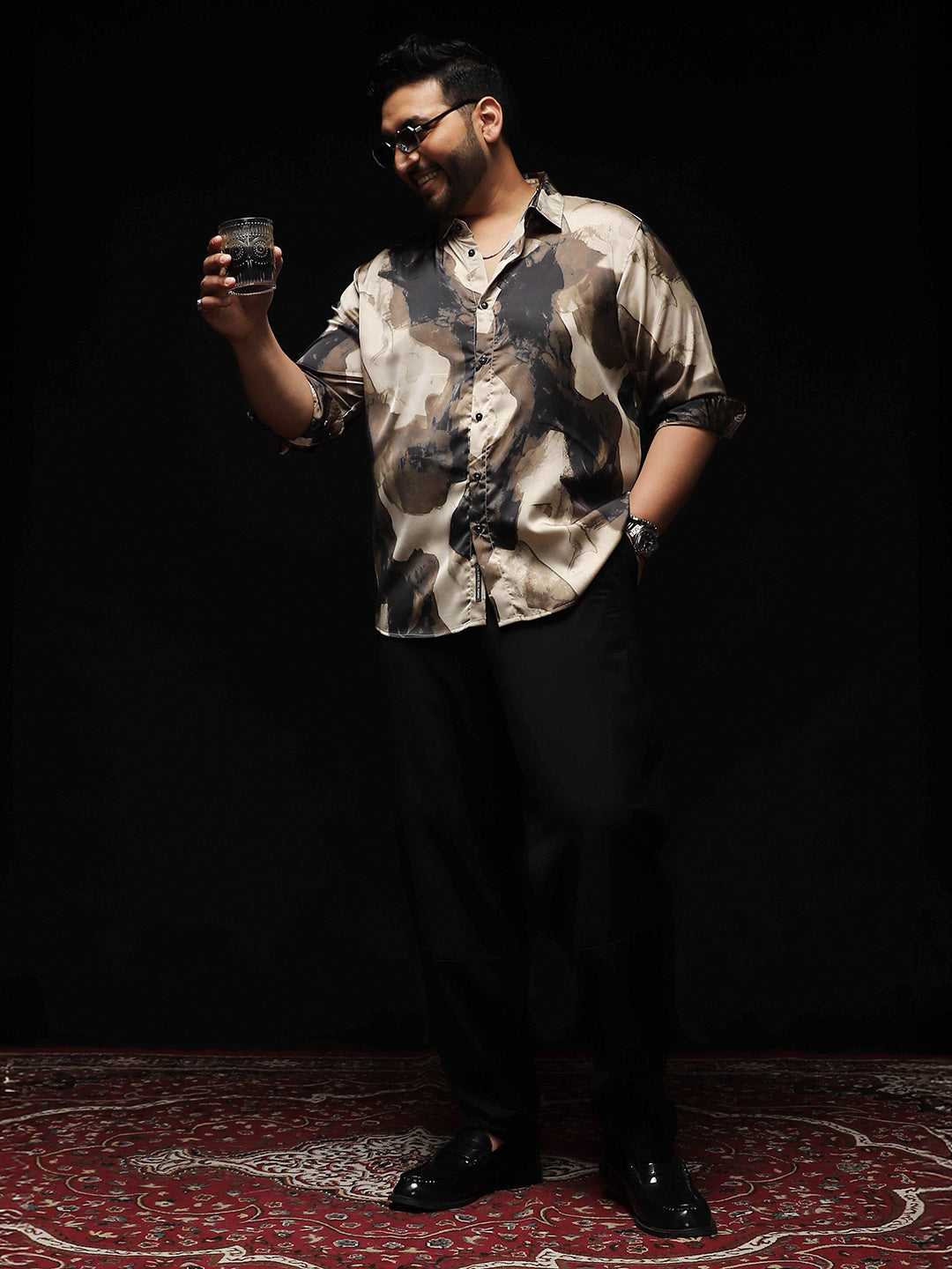 Abstract-Smear Imprint Shirt