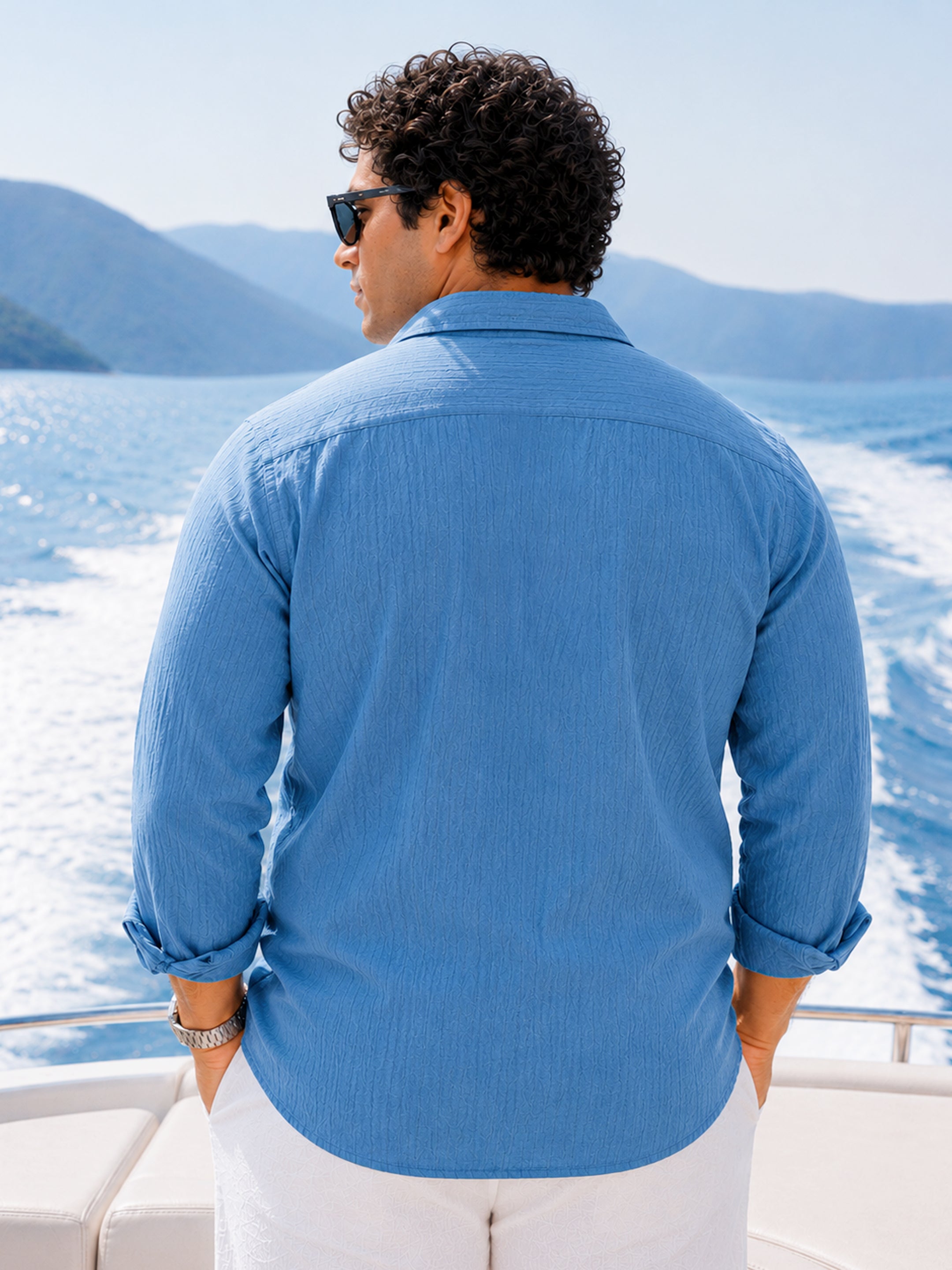 Solid Textured Shirt
