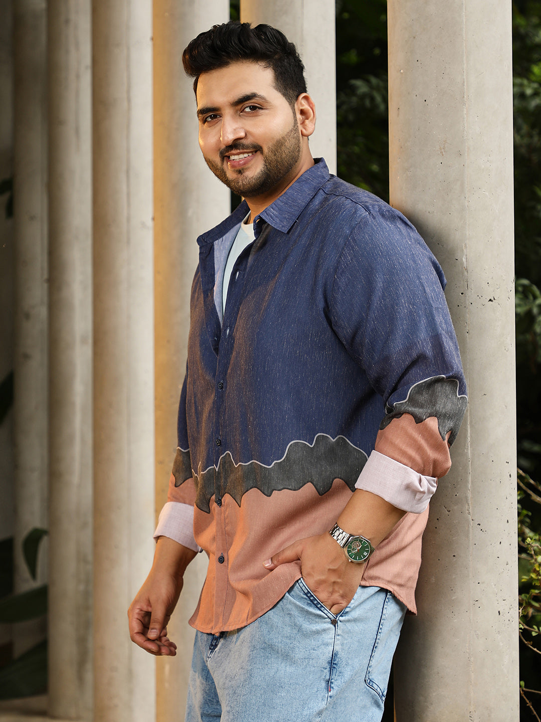 Brushline Imprint Shirt