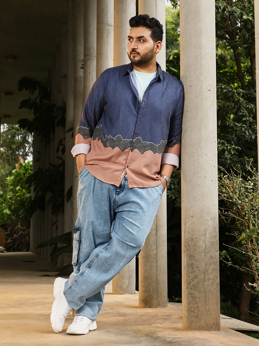 Brushline Imprint Shirt