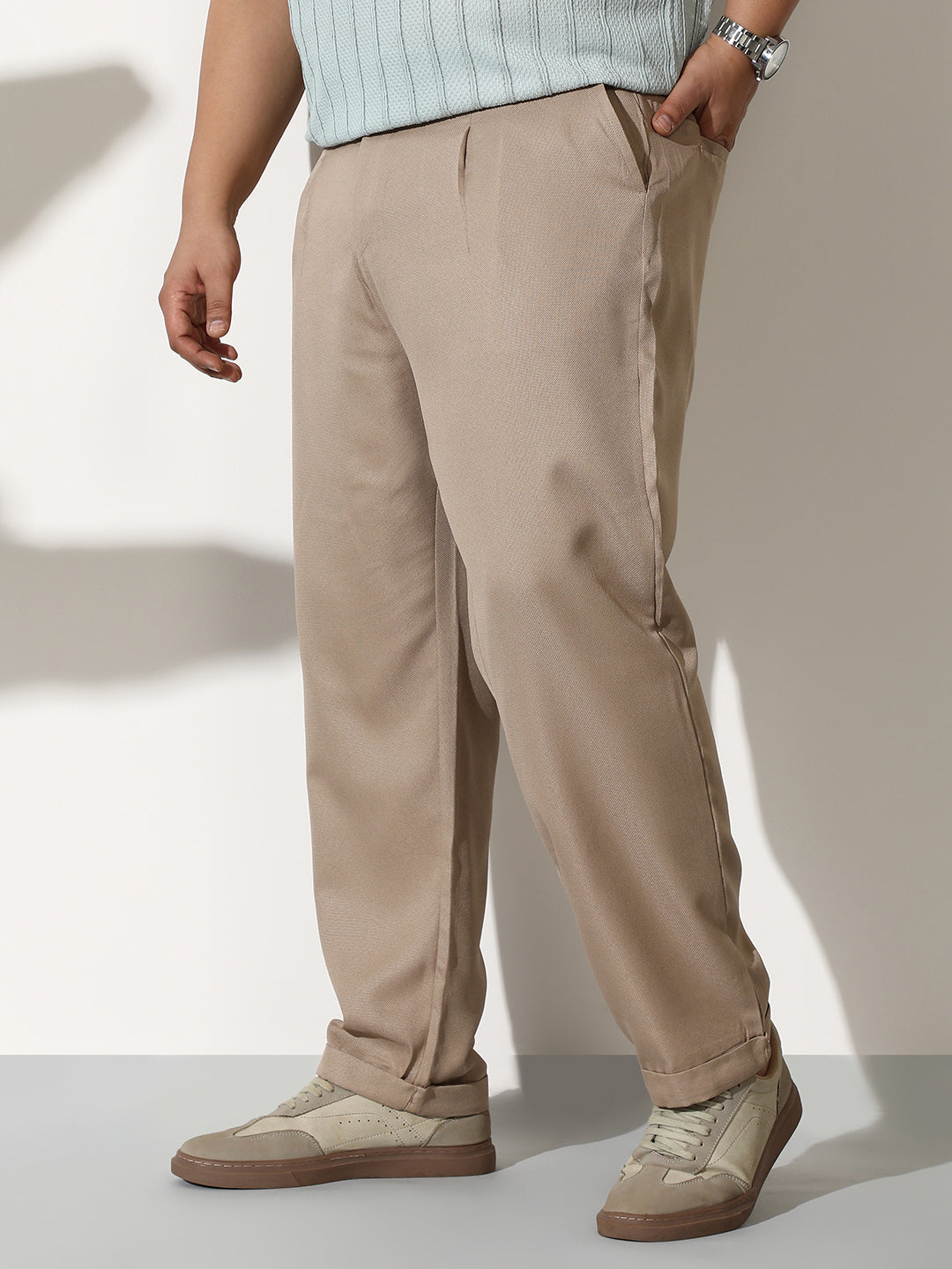 Pleated-Tailored Trousers