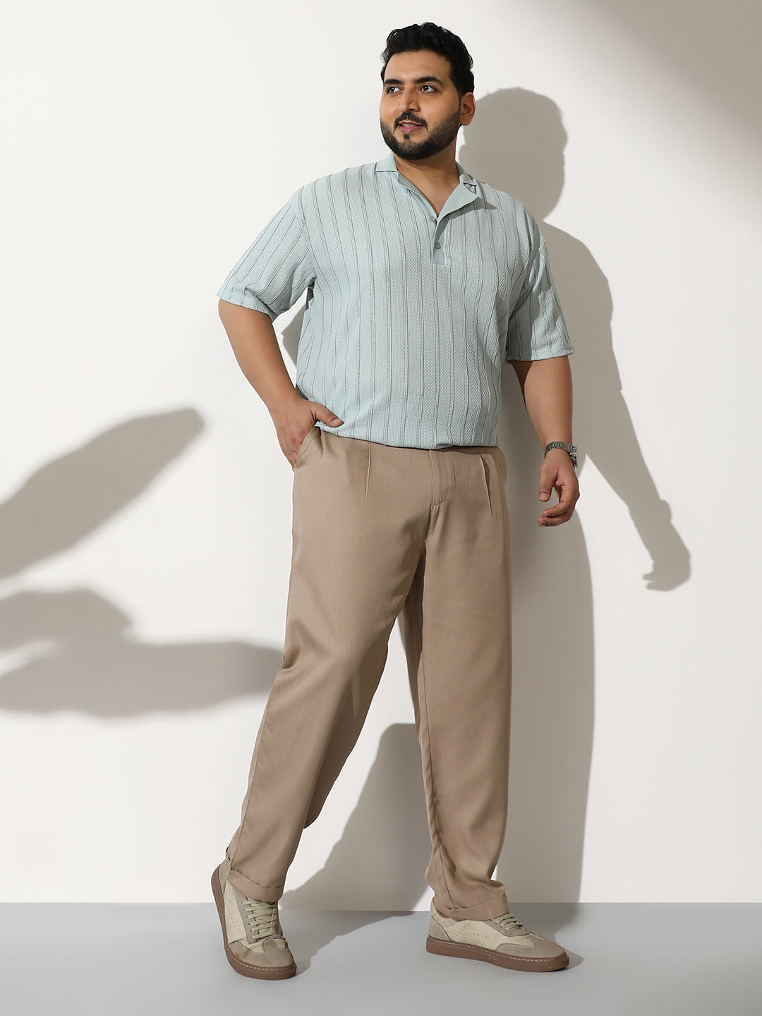 Pleated-Tailored Trousers