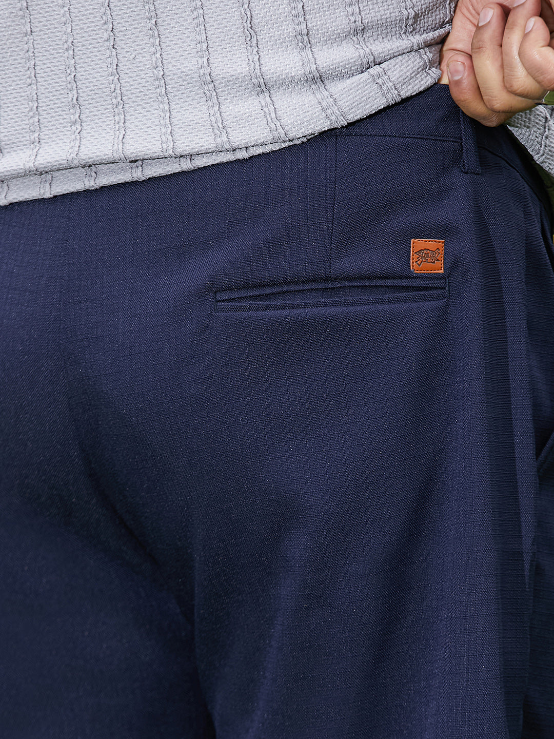 Tailored Linen-Blend Trousers