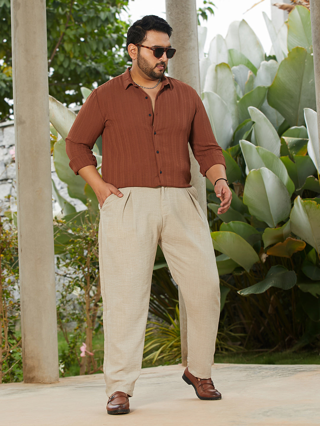 Pleated Tailored Trousers