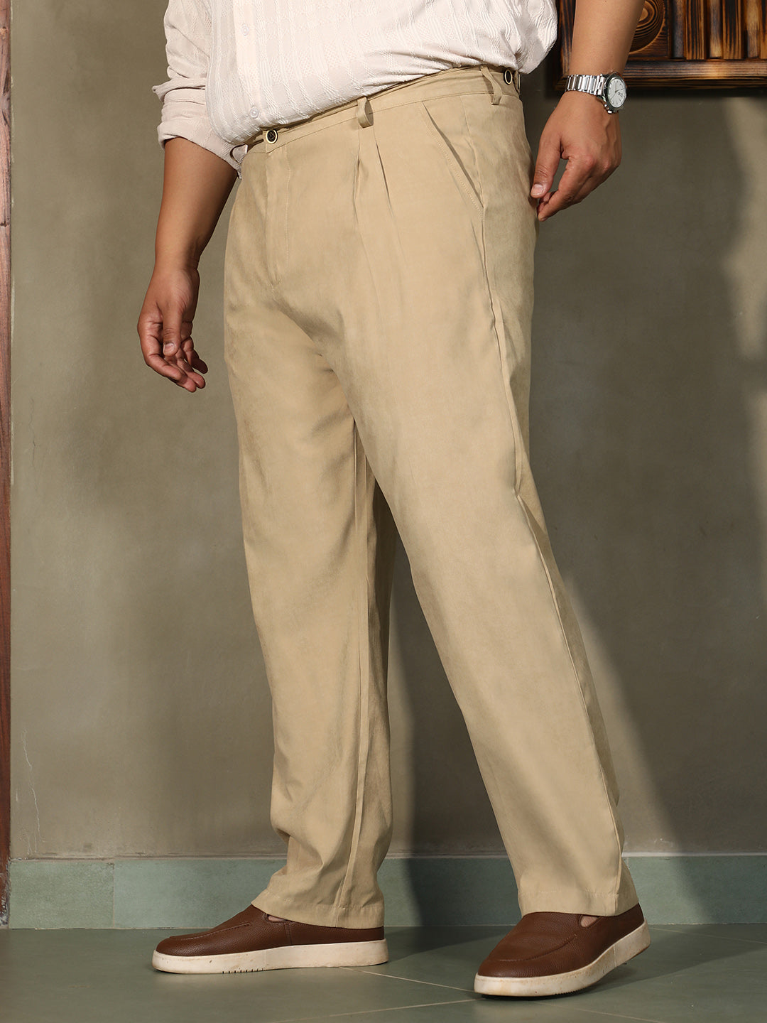 Pleated Tailored Trousers