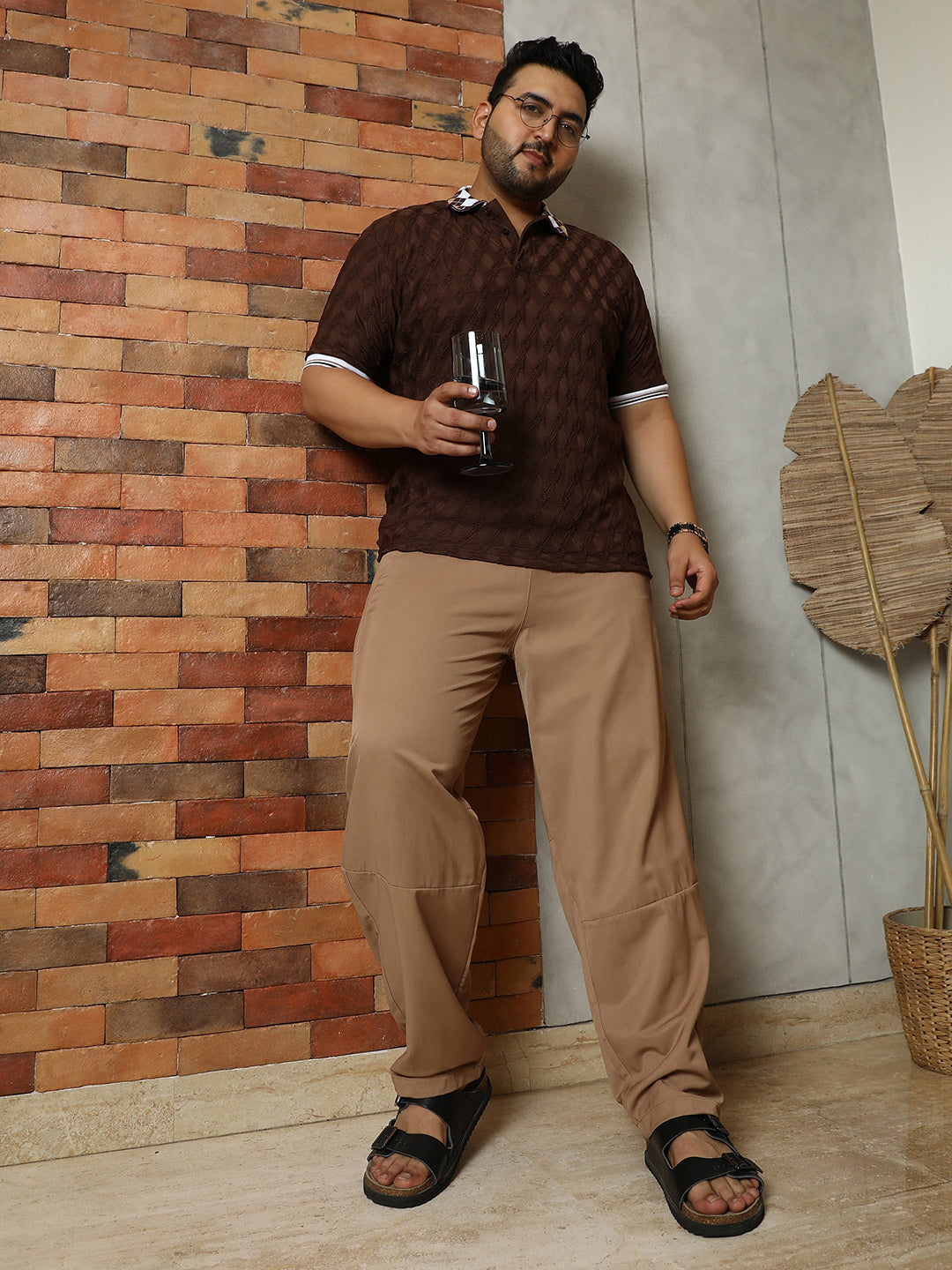 Panelled Chino Trousers