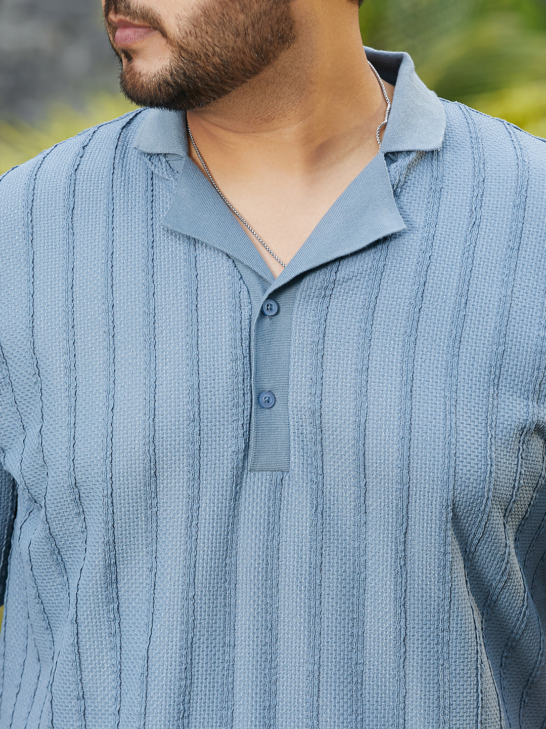 Wicker-Tactile Polo T-Shirt