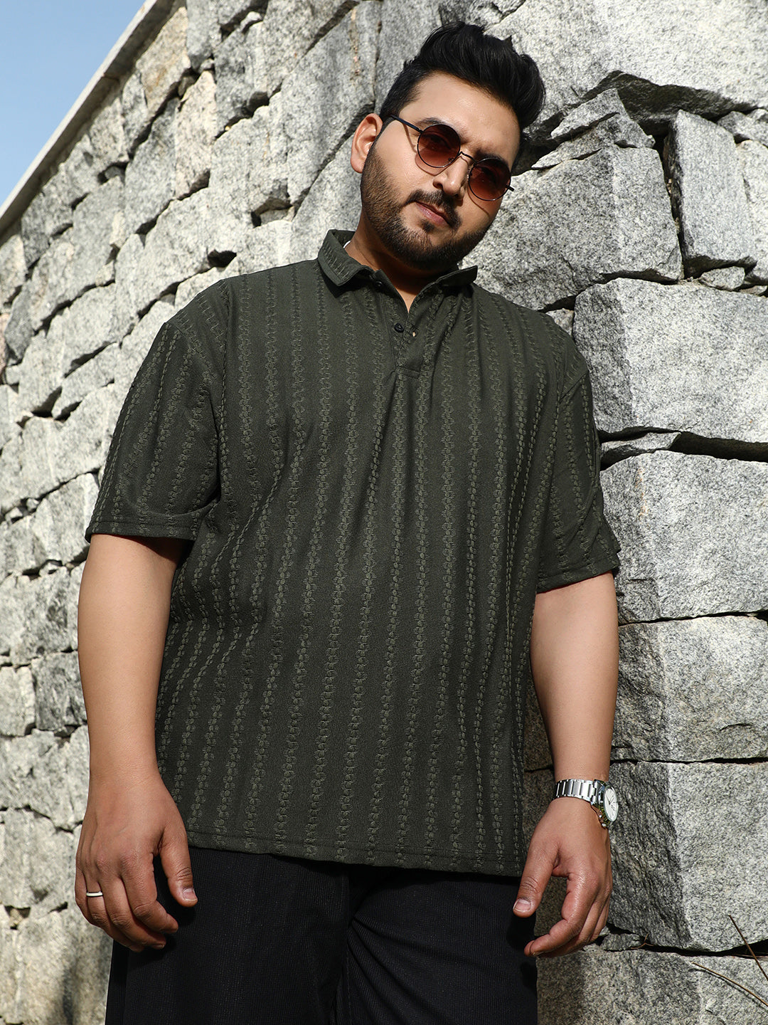 Spiralknot-Tactile Polo T-Shirt