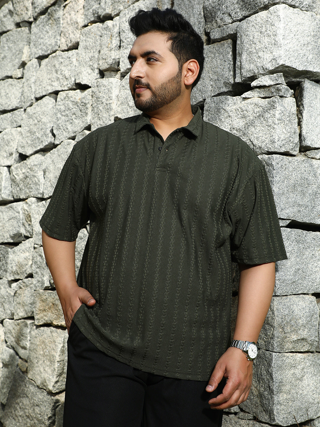 Spiralknot-Tactile Polo T-Shirt