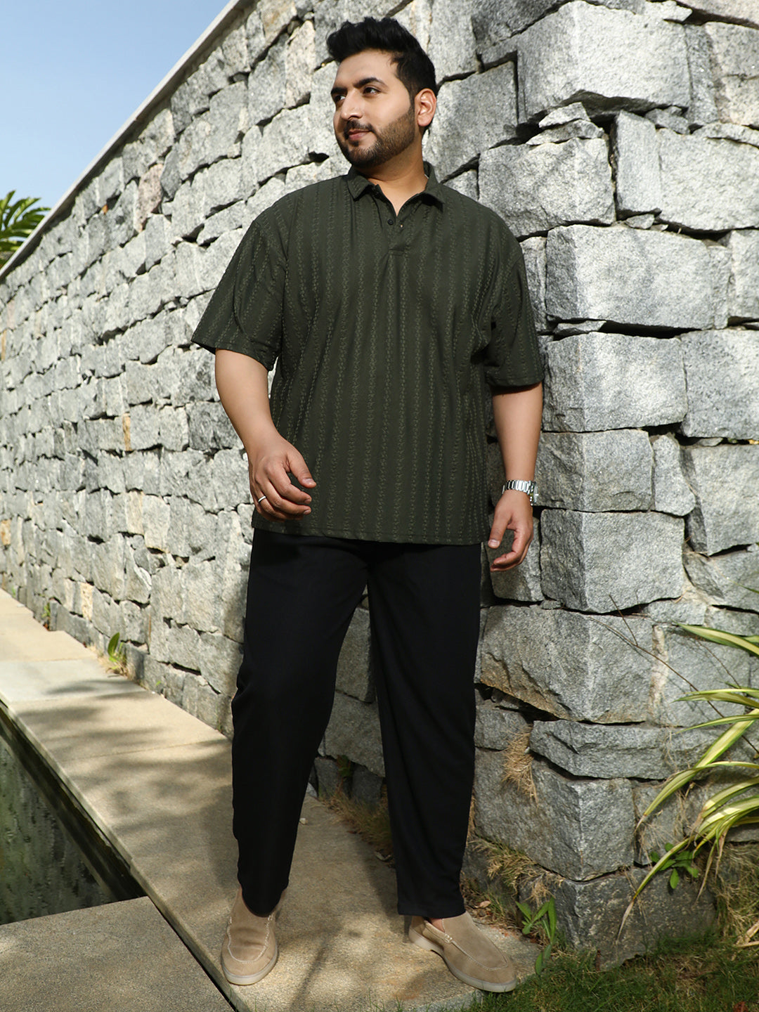 Spiralknot-Tactile Polo T-Shirt