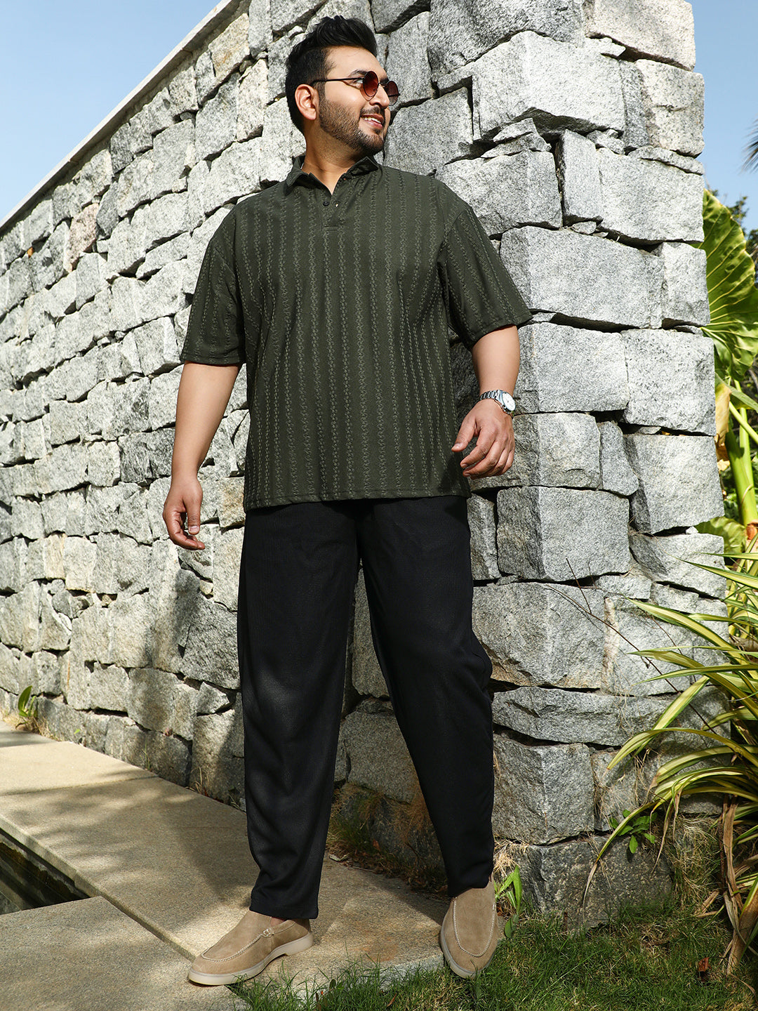 Spiralknot-Tactile Polo T-Shirt