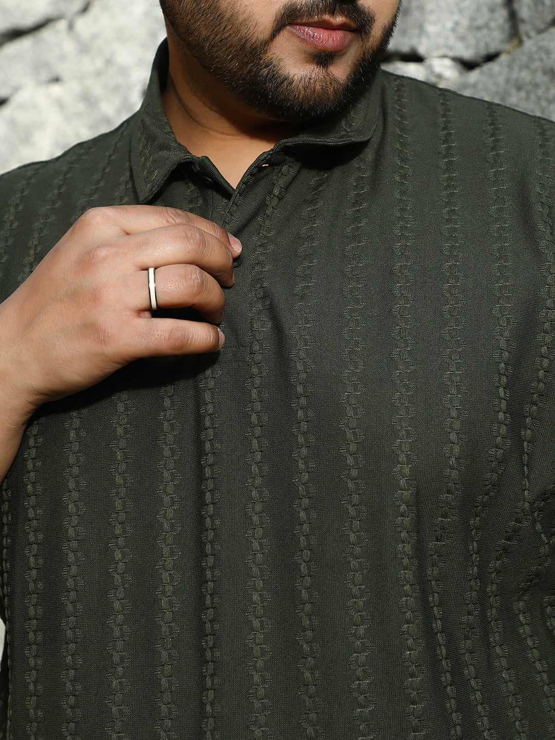 Spiralknot-Tactile Polo T-Shirt